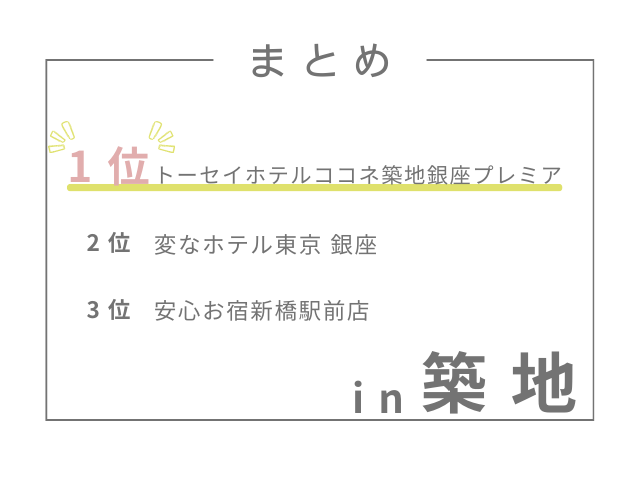 築地の漫画読み放題ホテル格安で宿泊できるおすすめ3選