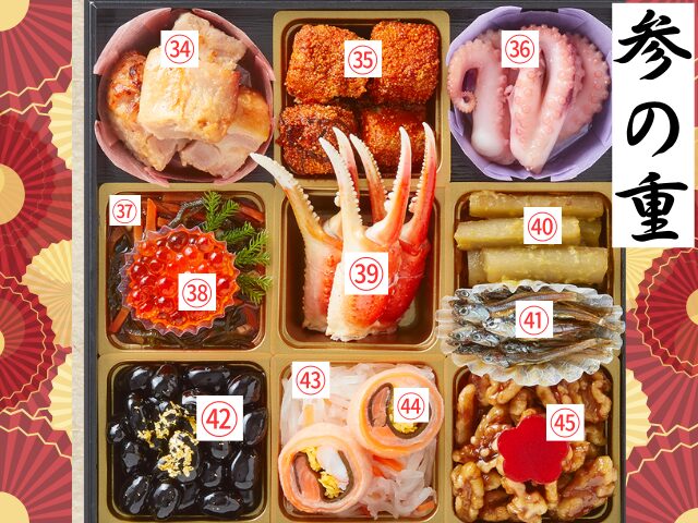 『清新』料理内容を画像付きで紹介：参の重（12品目）