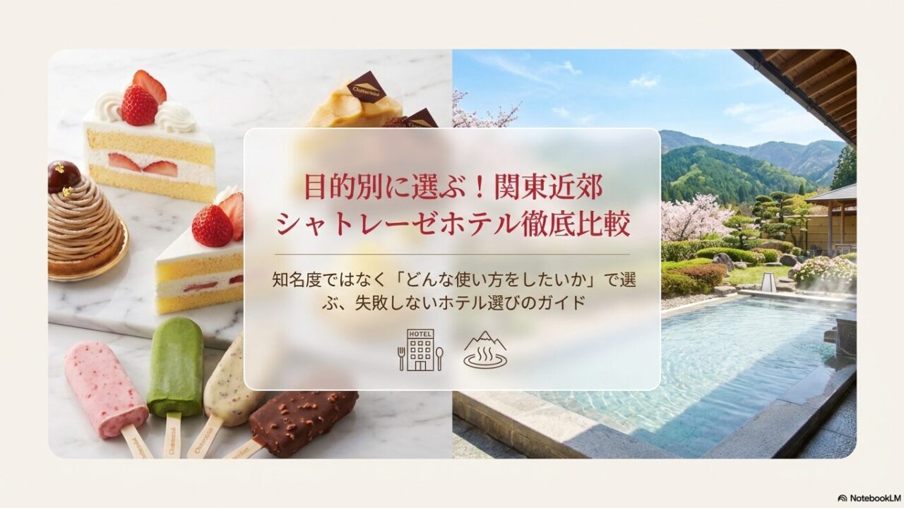 シャトレーゼが食べ放題のホテルは関東にある？近郊のおすすめを比較